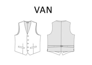 Betenly Vest Wool super 120 9 Colors